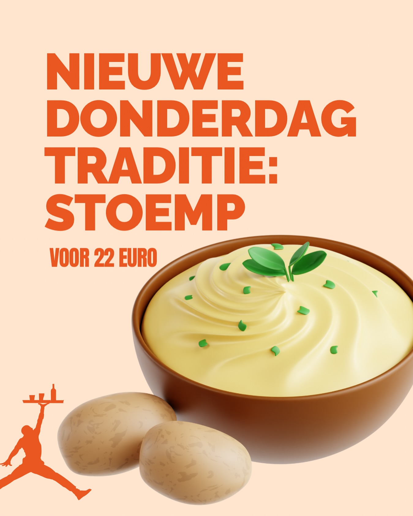 🥔Donderdag Stoempdag bij Het Rooi
Wekelijks wisselende smaken, elke week comfortfood met karakter.