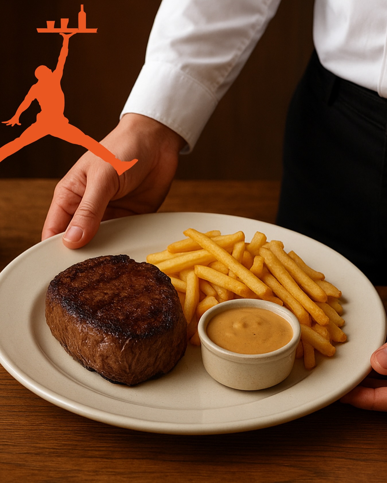 🥩 Morgen is het Steakdag bij ’t Rooi! Voor maar €24 smul je van een sappige steak met frietjes en saus: klaar om je tanden in te zetten? 😋