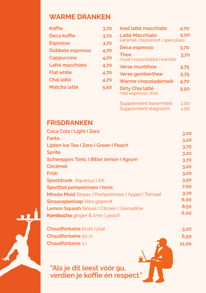Ontbijtkaart Brasserie Het Rooi Berchem, pagina 2